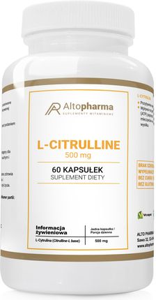 Alto Pharma L-cytrulina 500mg 60 kaps