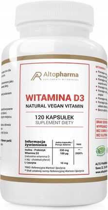 Alto Pharma Witamina D3 4000IU 100µg 120kaps.