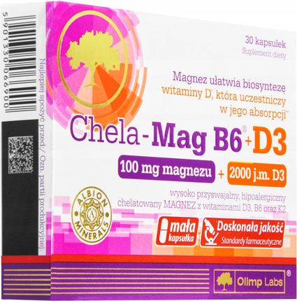 Olimp Laboratories Chela-mag B6 + D3 30kaps.