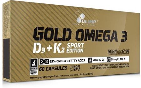 Olimp Laboratories Gold Omega 3 D3+K2 30 kaps.