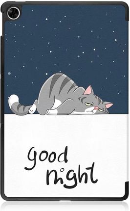 Erbord Etui do Realme Pad 10.4 - Smartcase Good Night Cat