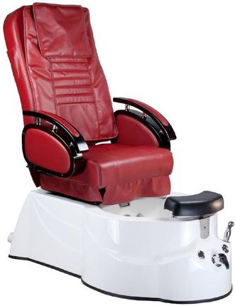 Beauty System Fotel Do Pedicure Z Masażem Br-3820D Bordowy