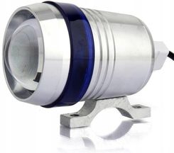 Zdjęcie 1xHalogen motocyklowy U3 srebrny z ringiem blue+wł - Tarczyn