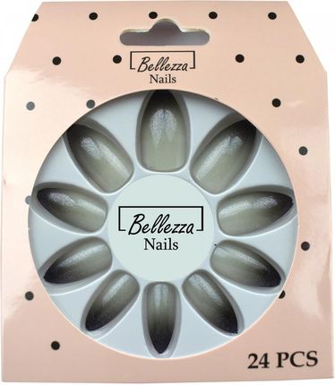 Bellezza Nails Tipsy Paznokcie Sztuczne Ombre 24Szt Zo8
