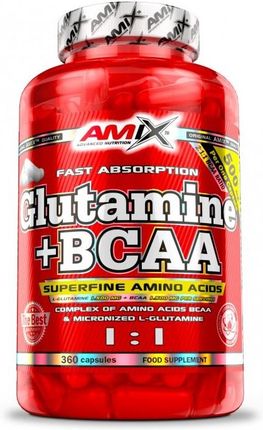 L-GLUTAMINE + BCAA - 360KAPS