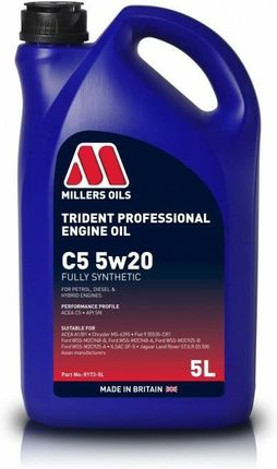 Millers Trident Professional C5 5W20 5L