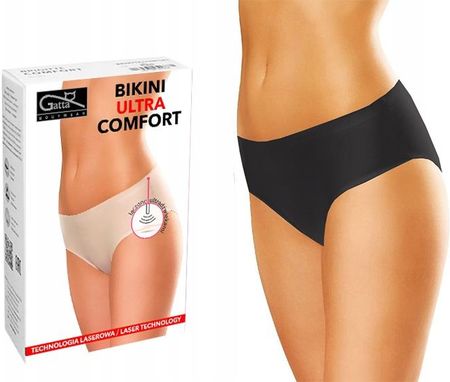 Gatta Bikini Comfort, figi bezszwowe, Czarne, XL