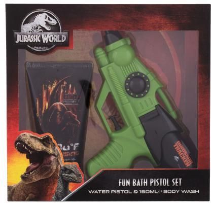 Universal Jurassic World Zestaw Żel Pod Prysznic Jurassic World 150 Ml + Norimpex Pistolet Na Wodę Dla Dzieci