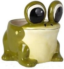 Zdjęcie Doniczka Osłonka Ceramiczna Animal Żaba Żabka 9 cm - Pilica