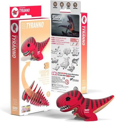 Qelements Dinozaur Tyranno Eugy Eko Układanka 3D