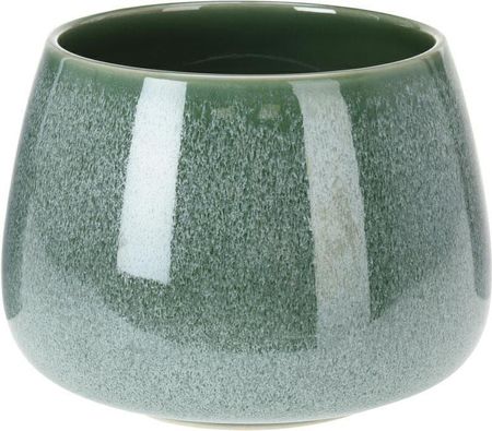 Doniczka Ceramiczna Zielona 11X14,5 cm