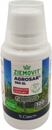 Agrosar 360Sl 100Ml Ziemovit Herbicyd Totalny