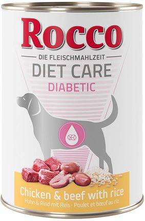 Rocco Diet Care Diabetic Kurczak Z Wołowiną I Ryżem 24X400G
