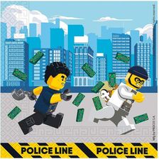 Zdjęcie Serwetki Lego City 33 X 33 Cm Papierowe Niebieskie 20 Szt - Pajęczno