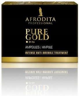 Krem Afrodita Pure Gold 24 Ka Ampułki Ze Złotem 5X1, na dzień i noc 5ml