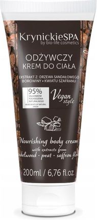 Krem Krynickie Spa Odżywczy Do Ciała Drzewo Sandałowe na dzień 200ml