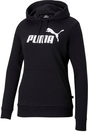 Puma Bluza Ess Logo Hoodie W 586791 01 Czarny