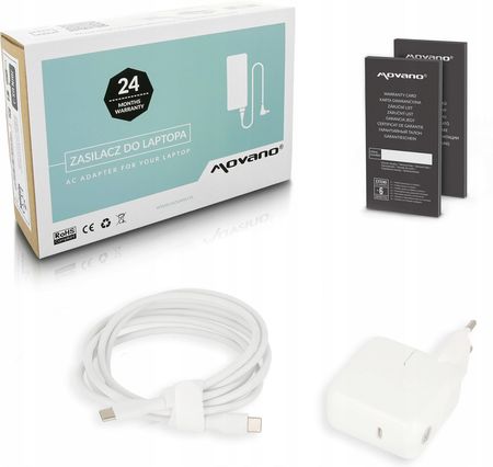 MOVANO ZASILACZ ŁADOWARKA USB-C 29W DO APPLE MACBOOK