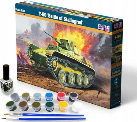 Mastercraft Model Do Sklejania Battle Of Stalingrad, 1:35 Lekki Czołg (T 60)