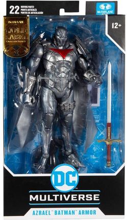Mcfarlane Toys Dc Multiverse Action Figure Azrael Batman Armor (Batman: Curse Of The White Knight) Gold Label 18 Cm