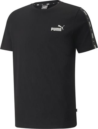 Koszulka męska Puma ESSENTIALS+ TAPE czarna 84738201
