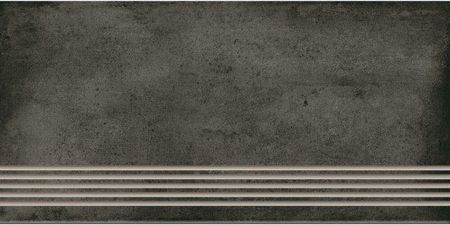 Cer-Art Gres Szkliwiony Stopnica Shadow Line Graphite Mat 29,8X59,8