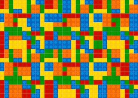 Wydruk masa cukrowa Lego Tapeta Wzór Klocki (8b07c44f)