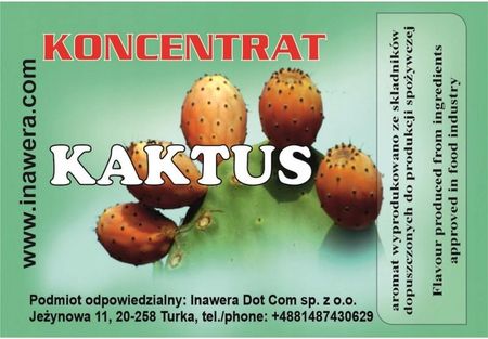 Inawera aromat spoywczy Kaktus 10ml (eabcf9c8) - Ceny i opinie - Ceneo.pl