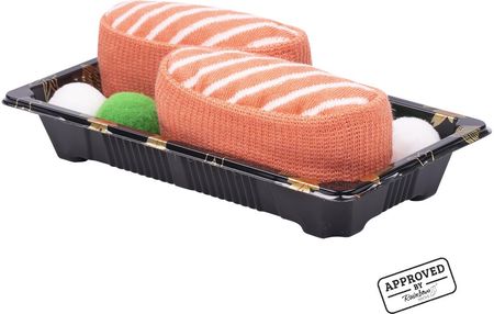 Skarpetki kolorowe damskie męskie SOXO sushi w pudełku