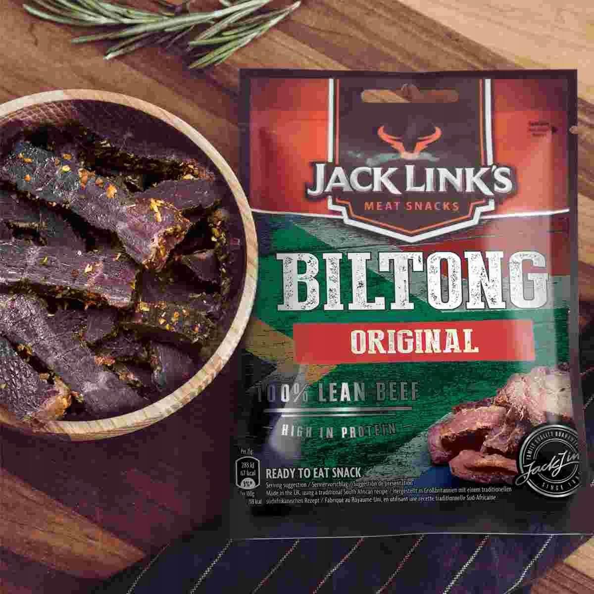 Suszona wołowina Biltong Original 12x25g zestaw