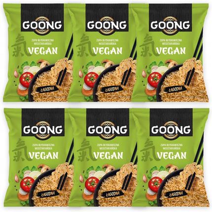 Goong Zupa Błyskawiczna wegańska vegan 65 g 6 szt