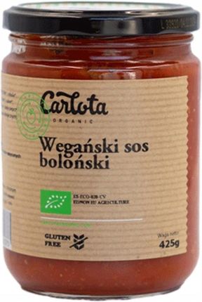 Wegański sos boloński Carlota Organic Bio, 425g Ca
