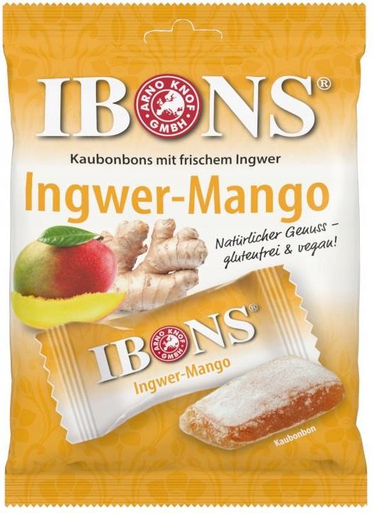 Cukierki bezglutenowe żujki imbir mango Ibons 92g (3ec15b38) Ceny i