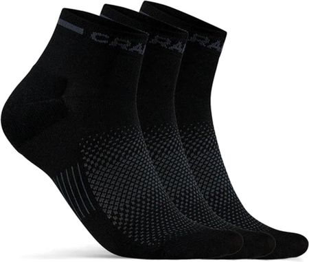 Craft Skarpetki Core Dry Mid Sock 3 Pack Czarny