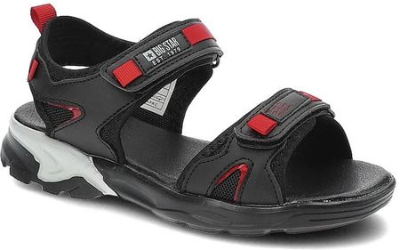 Czarne Sandały Big Star Wygodne Buty Dziecięce