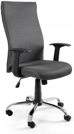 Unique Fotel Biurowy Obrotowy Black On Szary
