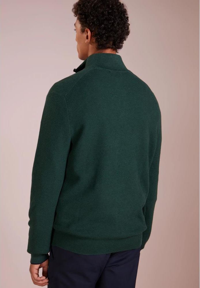 トップス MESH POLO WINTER MOSS S Polo Ralph Lauren MESH-KNIT COTTON QUARTER-ZIP SWEATER