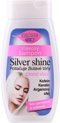 Bione Cosmetics Szampon Do Włosów Blond Bio Silver Shine Shampoo 260 ml