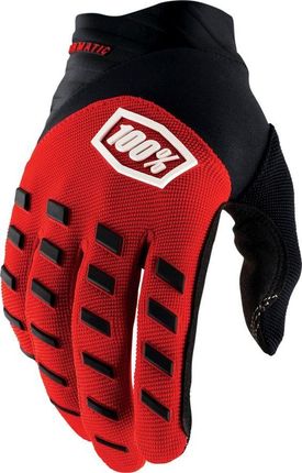 100% Airmatic Glove Red Black