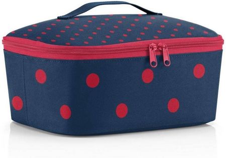 Reisenthel Torba Termiczna Na Lunch Coolerbag M Pocket Mixed Dots Red Granatowy
