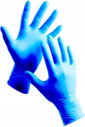 Rękawice nitrylowe S nitryl niebieskie