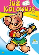 Zdjęcie Kolorowanka z naklejkami. Już koloruję Piesek z gitarą 725 - Sobótka