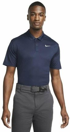 Nike Dri-Fit Victory Solid Mens Polo Shirt Obsidian/White S