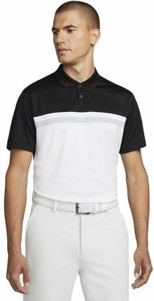 Nike Dri-Fit Victory OLC Color-Blocked Mens Polo Shirt Black/White/Light Grey XL