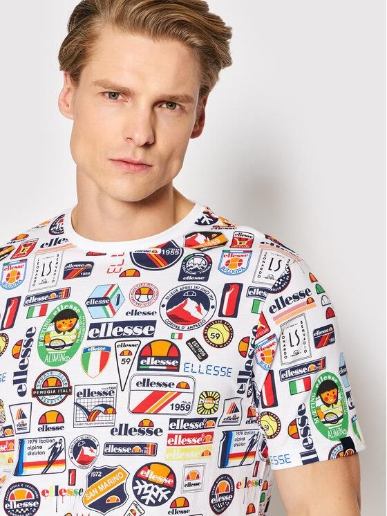 Ellesse SCOTTURA - Camiseta Estampada - Multi-coloured/beige