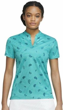 Nike Dri-Fit Victory Short Sleeve Womens Polo Shirt Washed Teal/Black XS