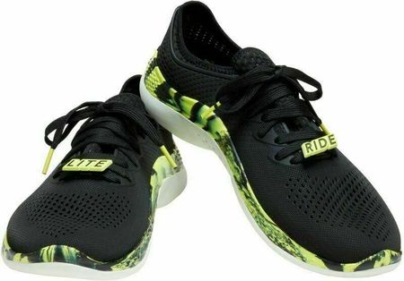 Crocs Literide 360 Marbled Pacer Black Citrus