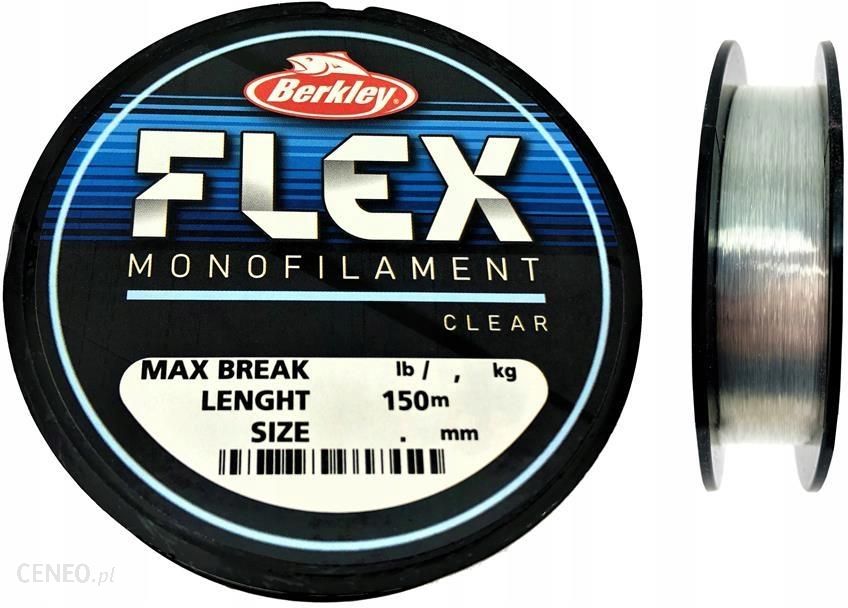 Berkley Żyłka Flex Mono 6Lb 0.18Mm 150M Clear 1550688 - Ceny i
