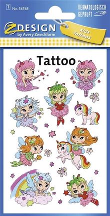 Zdesign Tatuaże Dla Dzieci Wróżki