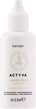Kemon Actyva Nuova Fibra Serum Odbudowujące Nadające Wyjątkową Miękkość Uszkodzonym Włosom 30 ml